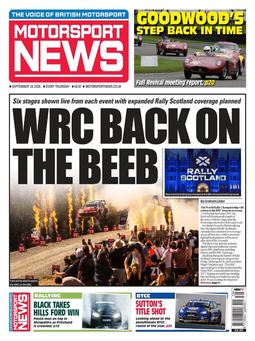 Cover image for Motorsport News